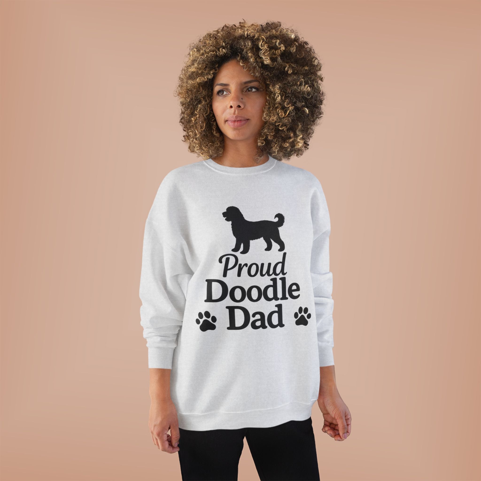 Proud Doodle Dad Sweatshirt — Goldendoodle & Labradoodle Dog Dad Crewneck