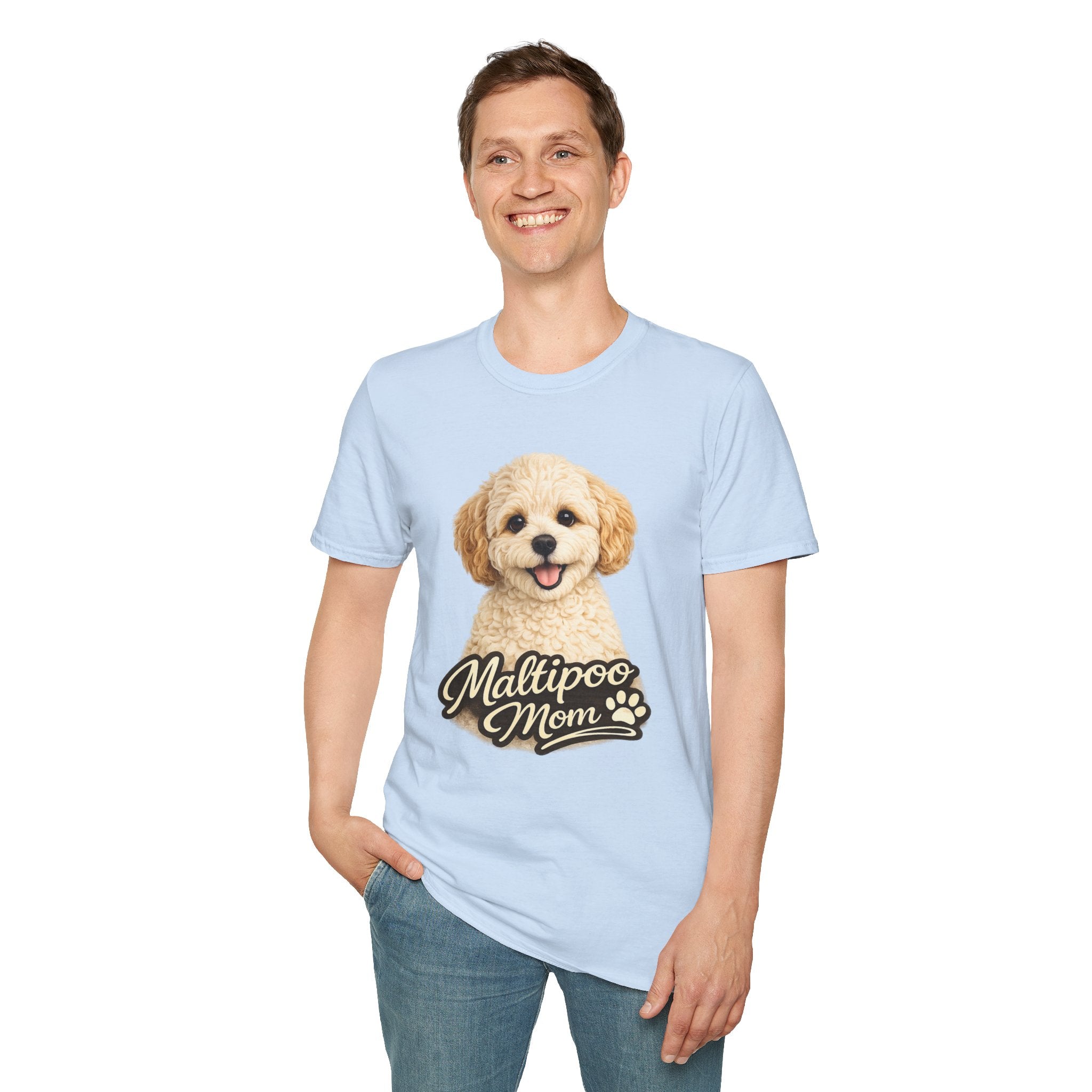 Maltipoo Mom Shirt – Cute Maltipoo T-Shirt for Dog Lovers, Small Dog Mom Tee, Maltese Poodle Mix Gift for