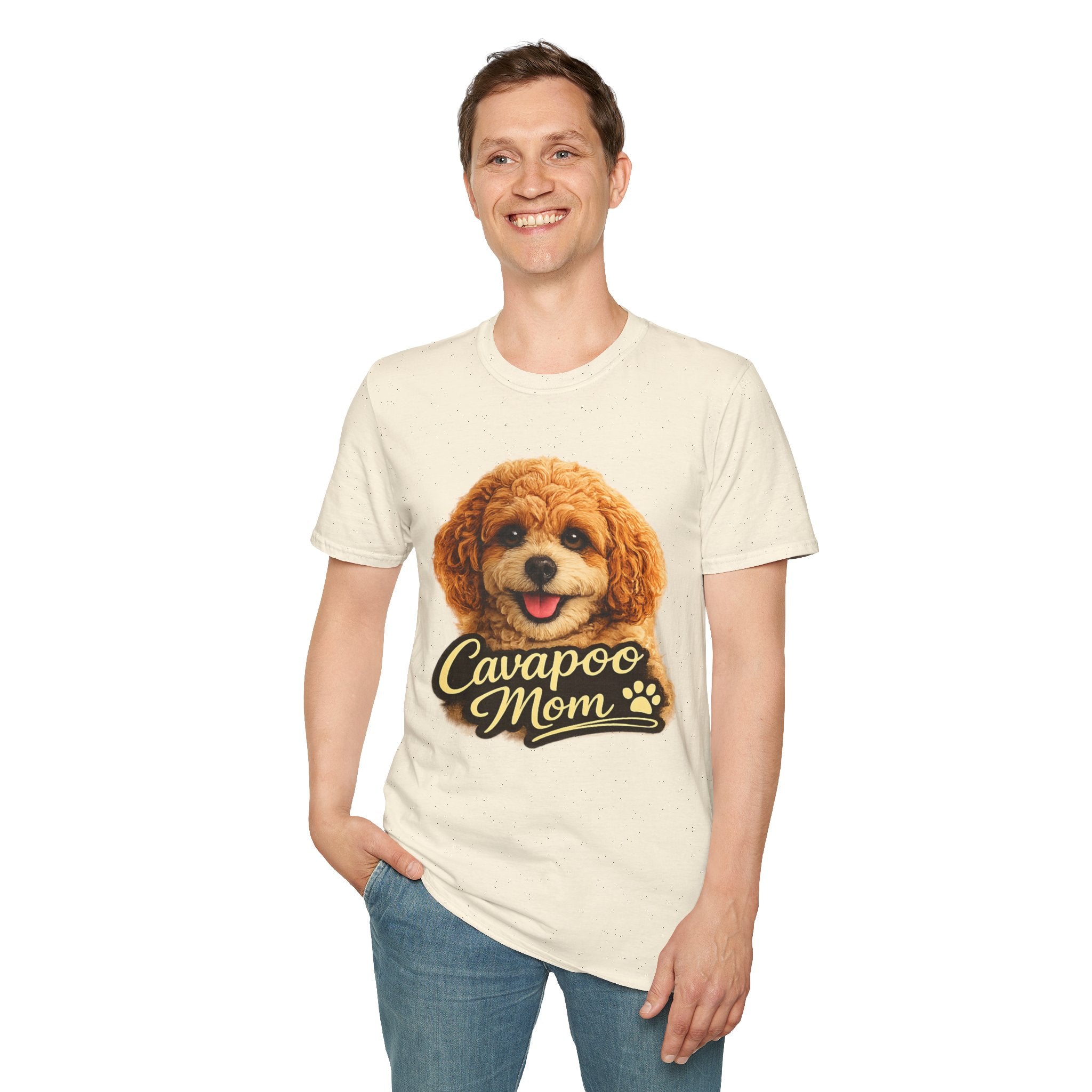 Cavapoo Mom Shirt – Cute Cavapoo T-Shirt for Dog Lovers, Doodle Mom Tee, Cavalier Poodle Mix Gift for Women