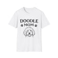 Doodle Mom T-Shirt — Cute Labradoodle Paw Print Tee for Dog Moms