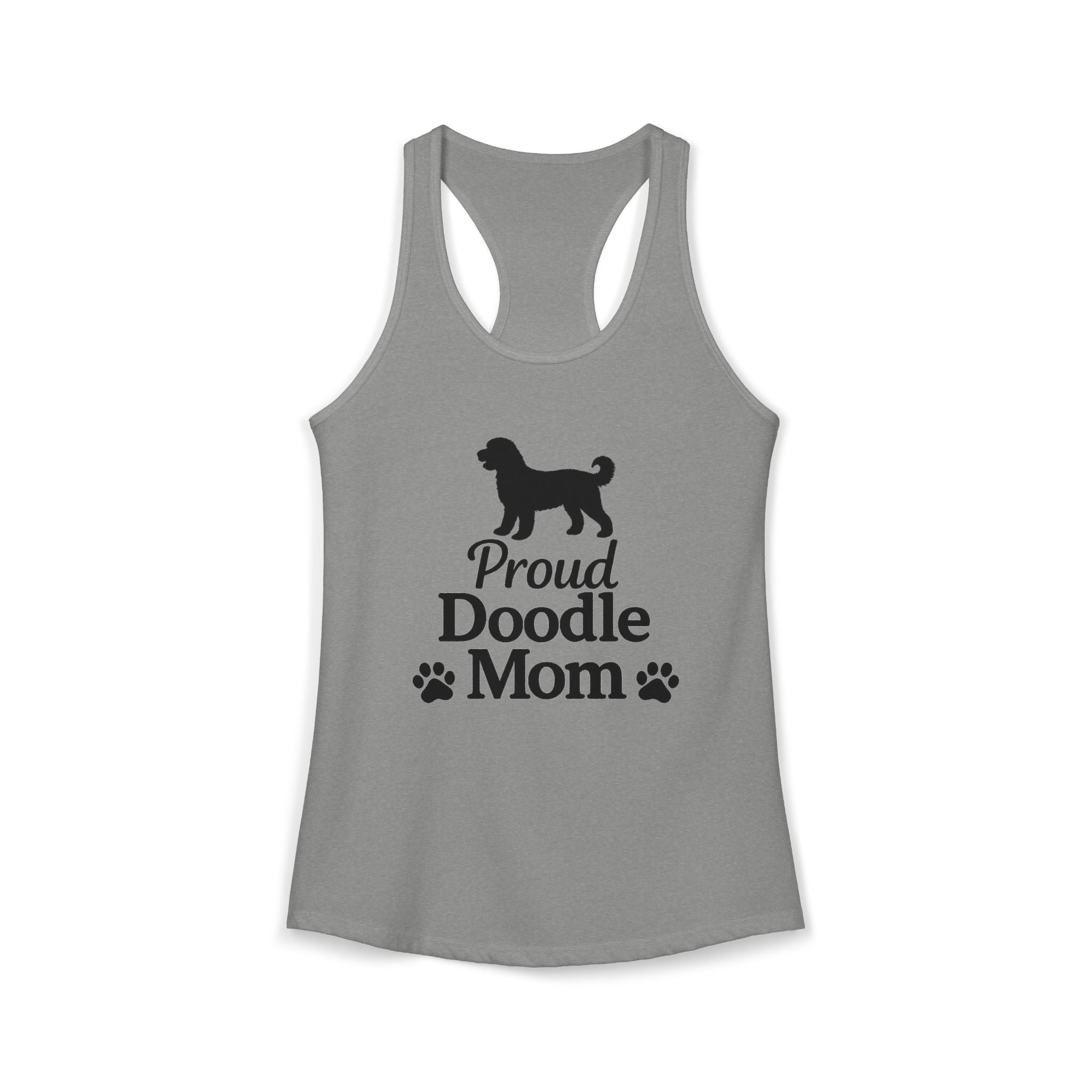 Proud Doodle Mom Racerback Tank