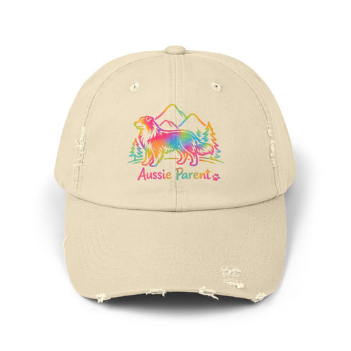 Aussie Parent Cap — Rainbow Australian Shepherd Dog Dad Mom Hat