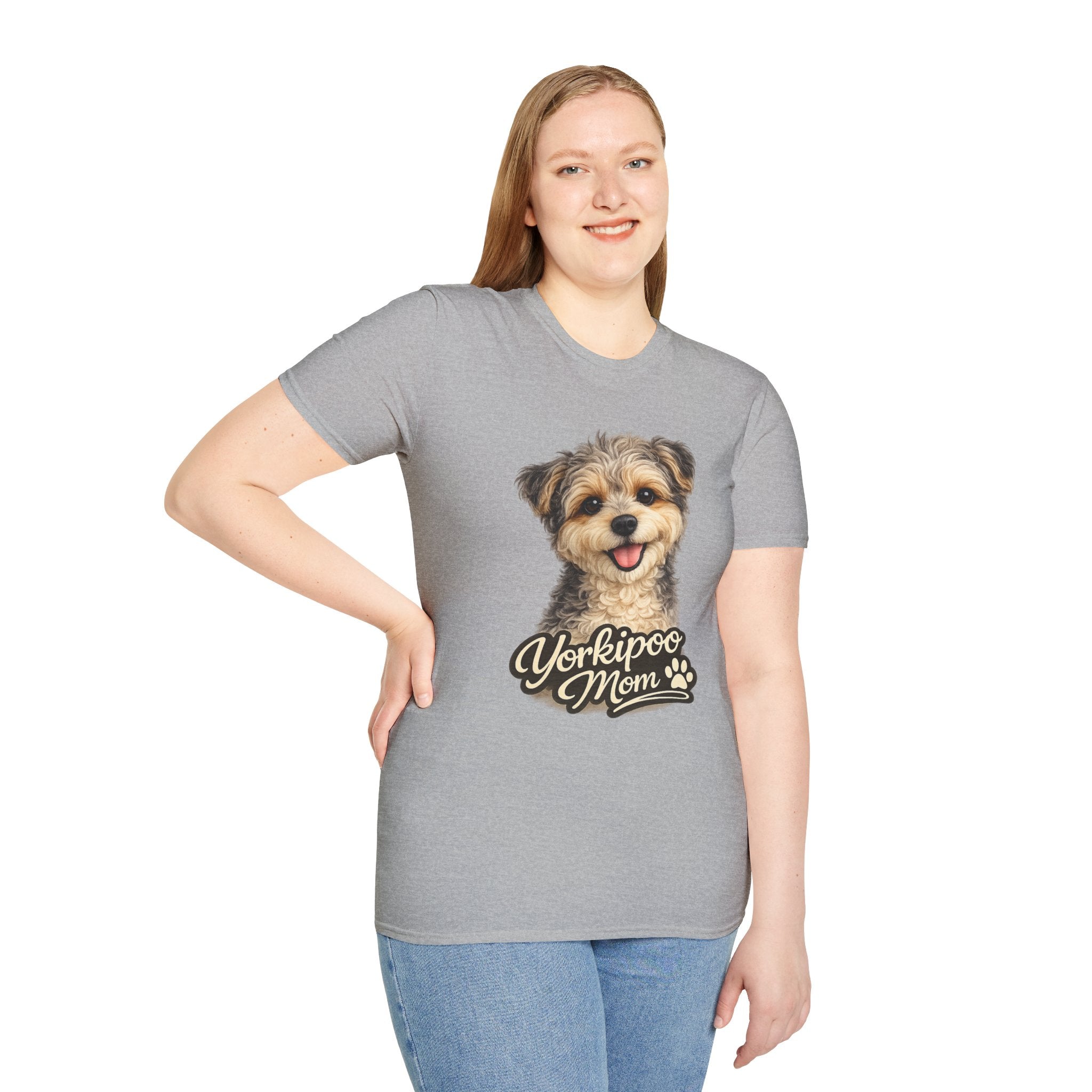 Yorkipoo Mom Shirt – Cute Yorkipoo T-Shirt for Dog Lovers, Small Dog Mom Tee, Yorkshire Terrier Poodle Mix Gift