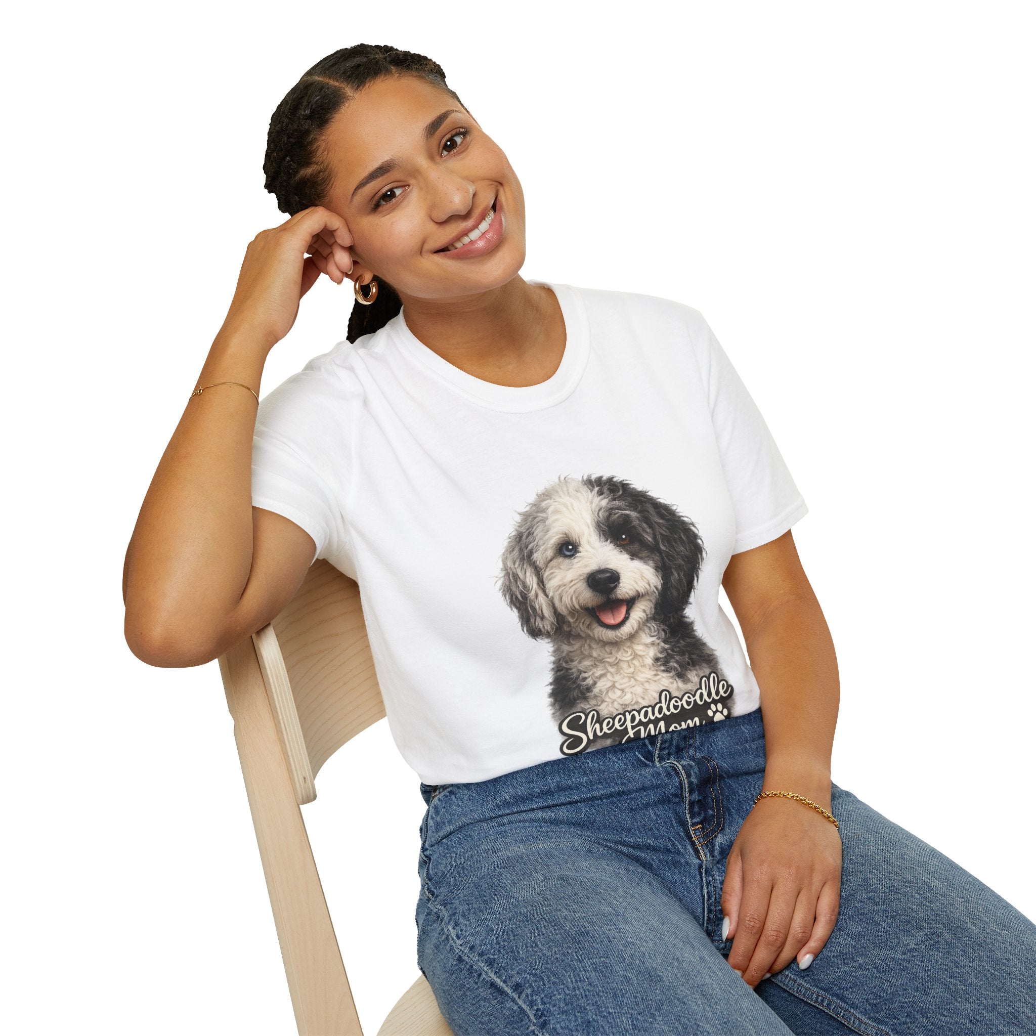 Sheepadoodle Mom Shirt – Cute Sheepadoodle T-Shirt for Dog Lovers, Doodle Mom Tee, Funny Dog Mom Gift, Pet Lover Apparel