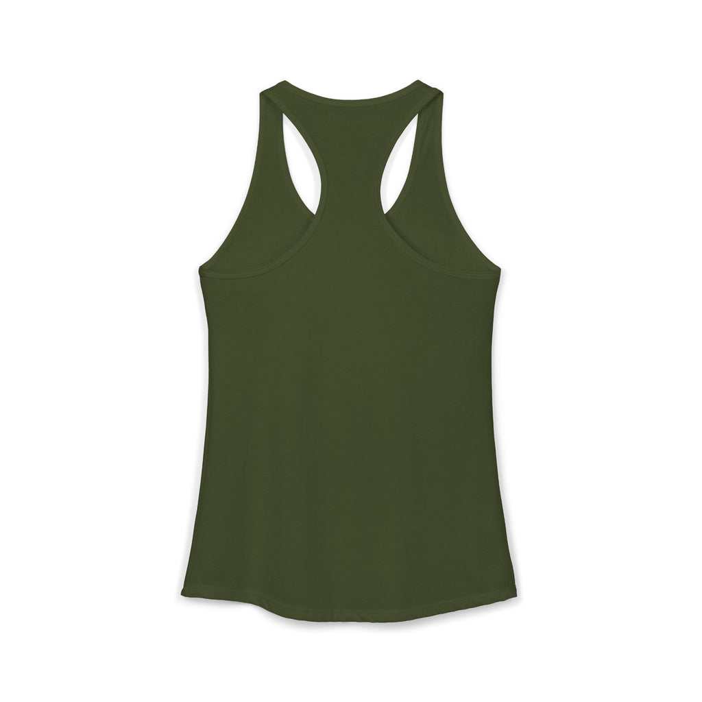 Cute Doodle Dog Mom Tank Top – Paw Print Heart Shirt, Goldendoodle Lover Gift, Racerback Tank