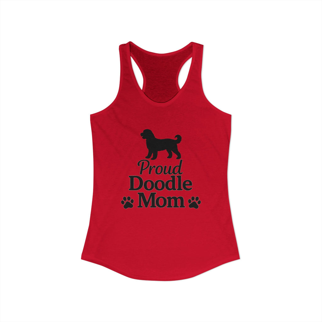 Proud Doodle Mom Racerback Tank