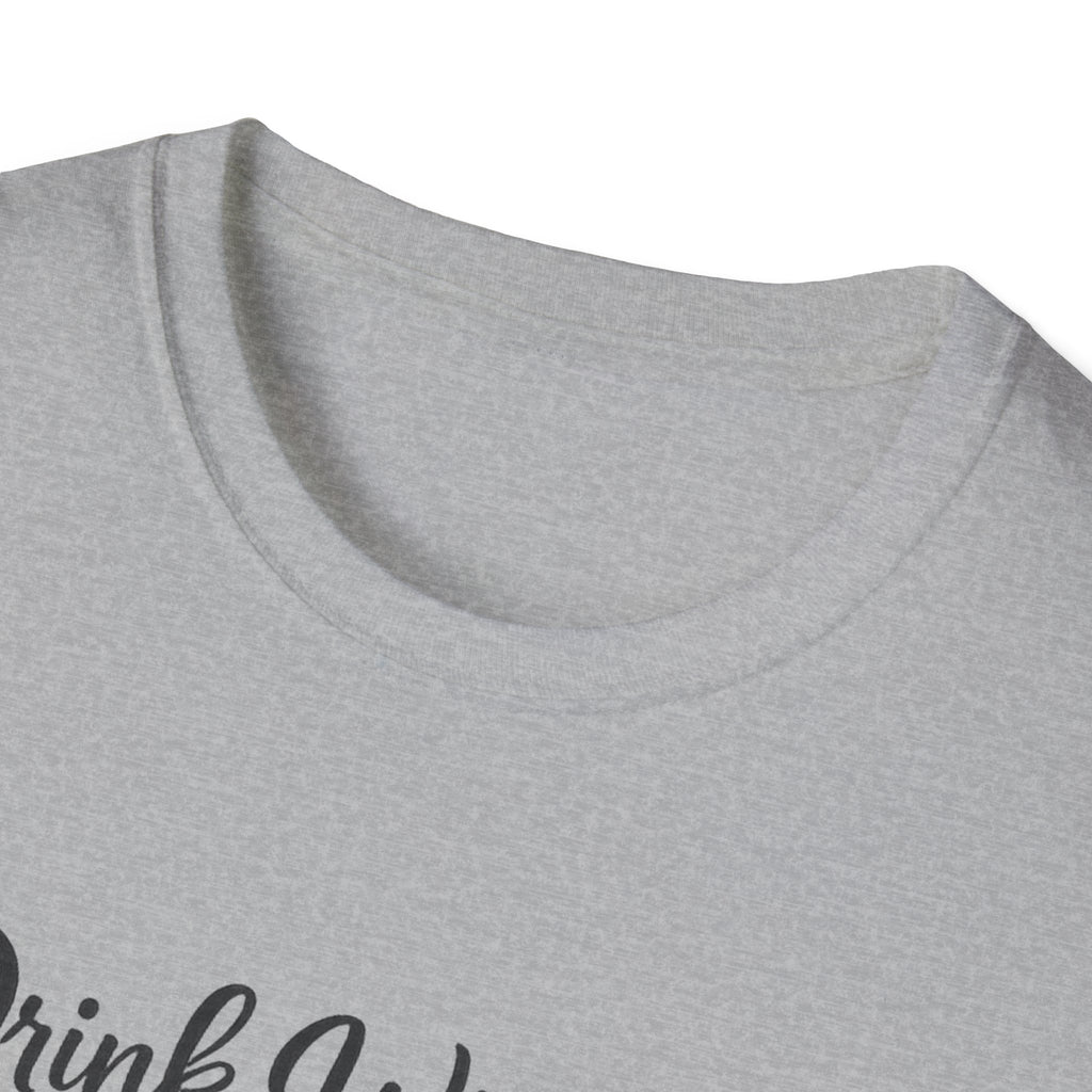 Drink Wine Pet My Aussie Repeat T-Shirt – Funny Australian Shepherd Dog Mom Tee, Aussie Lover Gift, Wine Lover Dog Owner Shirt