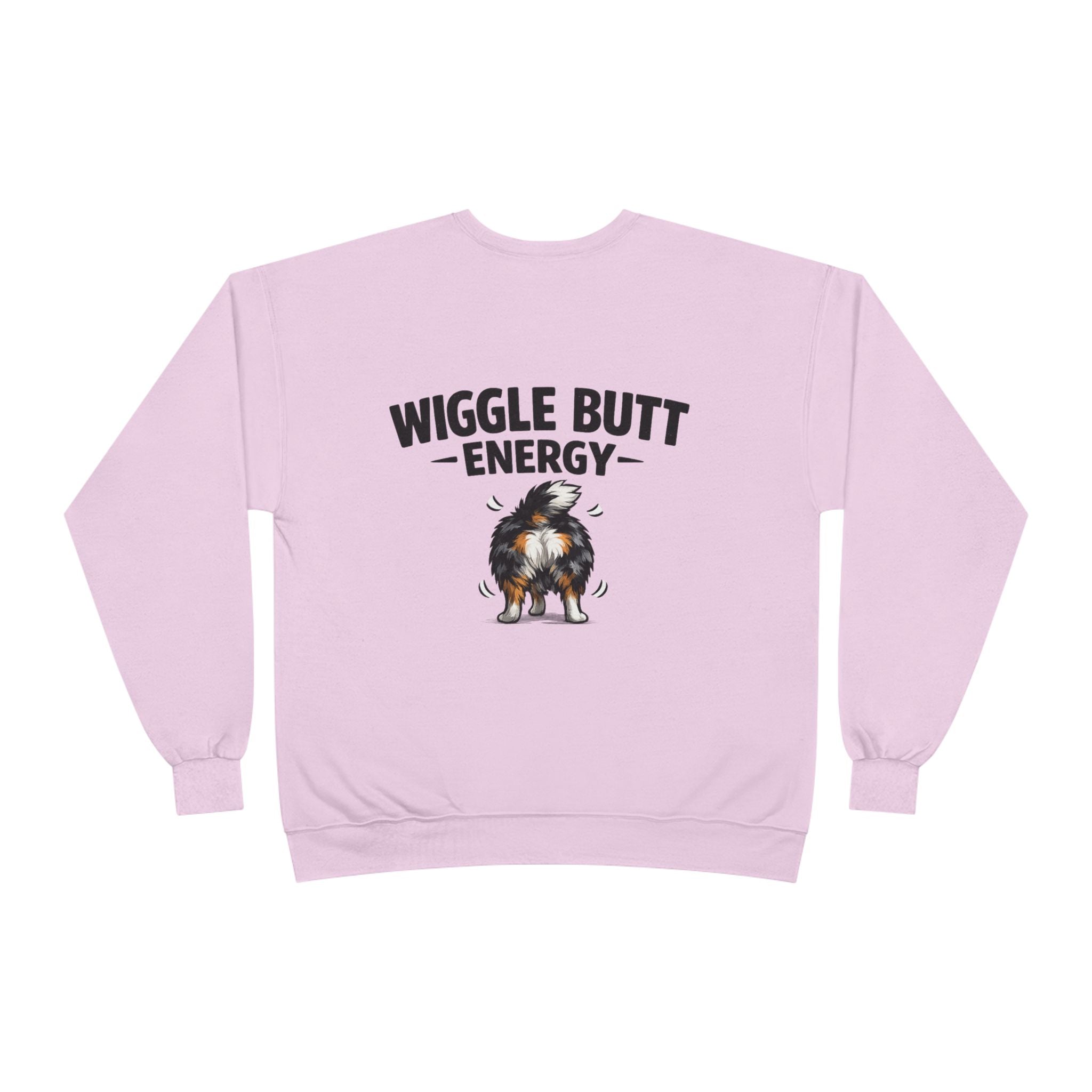 Wiggle Butt Energy Australian Shepherd Sweatshirt — Funny Dog Lover Crewneck