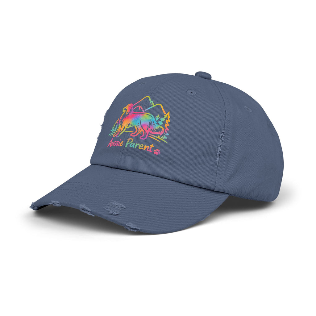 Aussie Parent Cap — Rainbow Australian Shepherd Dog Dad Mom Hat