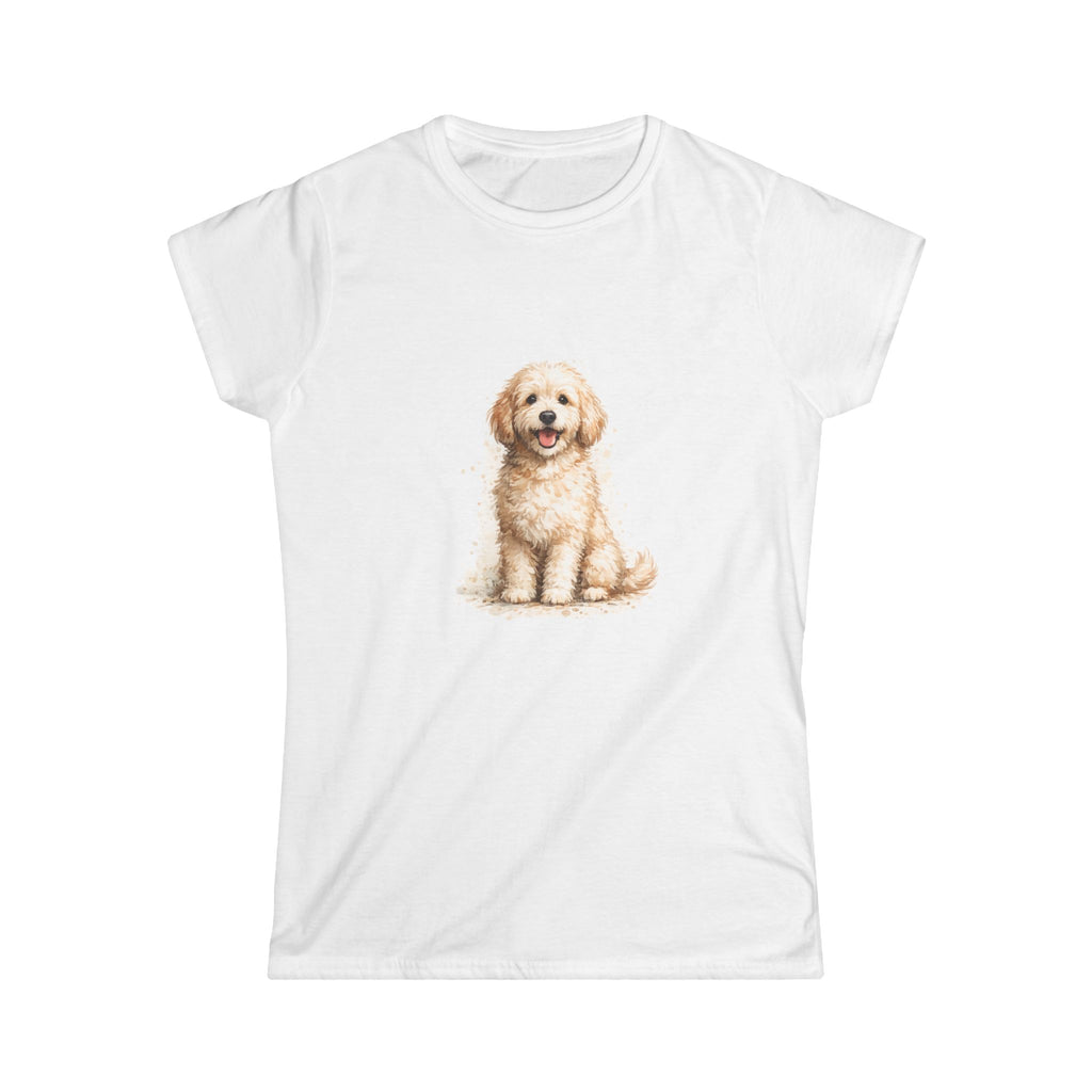 Cute Golden Doodle Tee – Women's Dog Lover T-Shirt