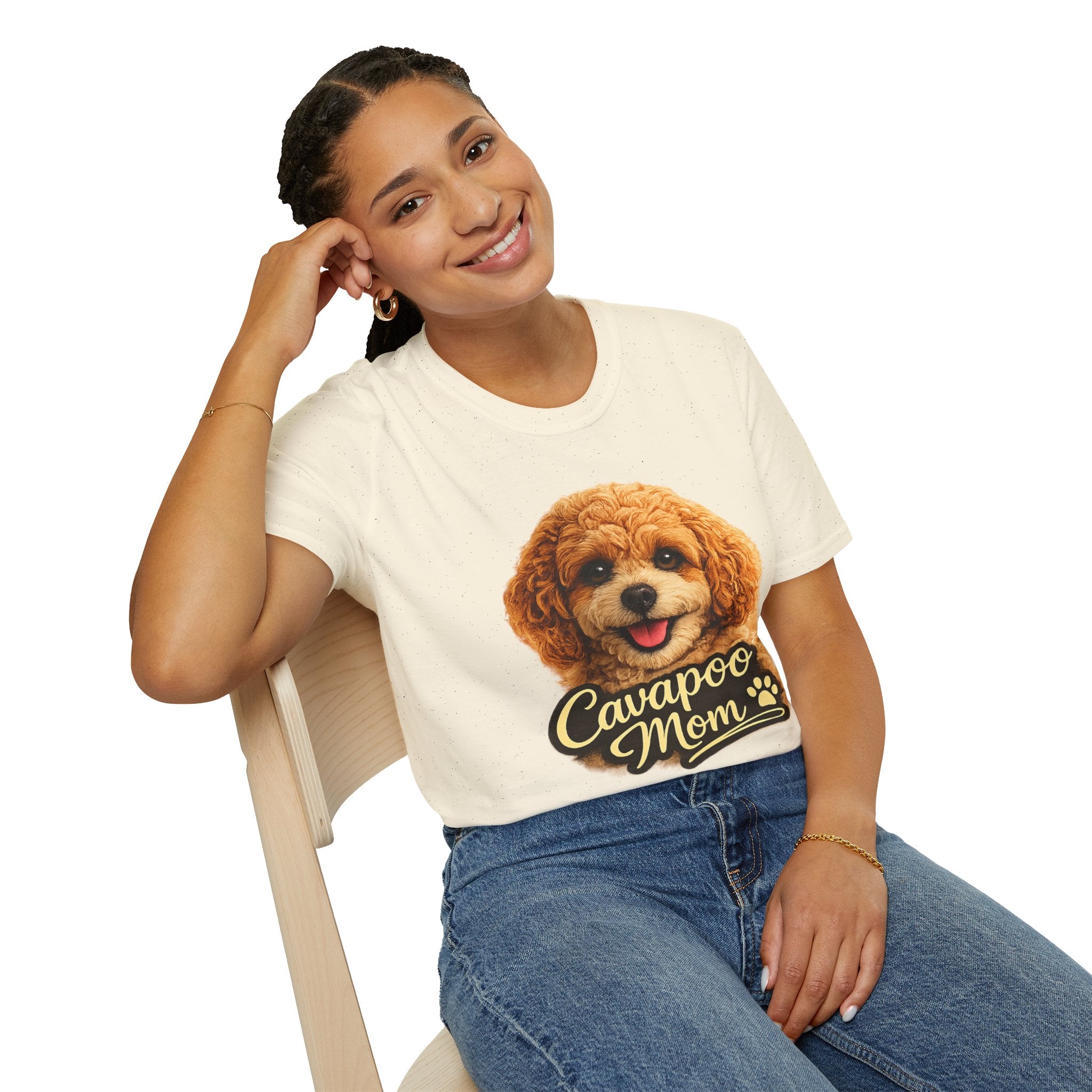 Cavapoo Mom Shirt – Cute Cavapoo T-Shirt for Dog Lovers, Doodle Mom Tee, Cavalier Poodle Mix Gift for Women