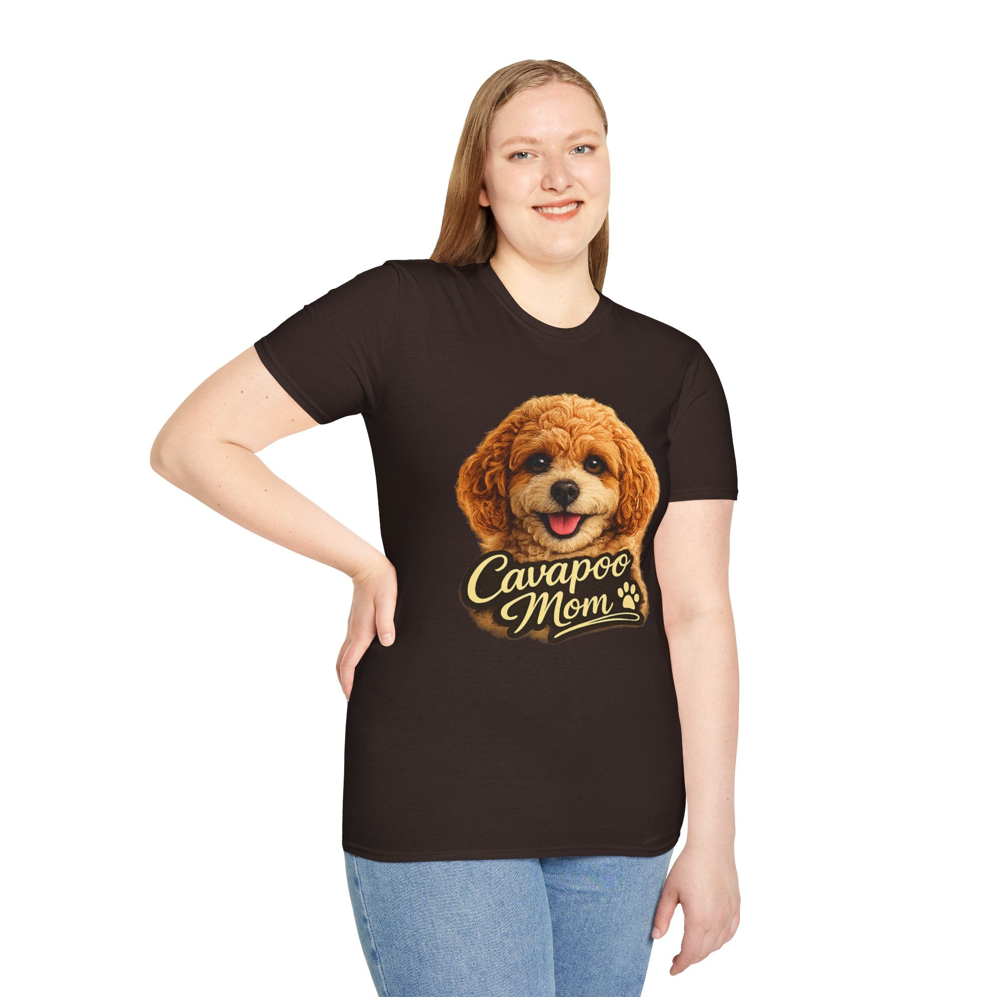 Cavapoo Mom Shirt – Cute Cavapoo T-Shirt for Dog Lovers, Doodle Mom Tee, Cavalier Poodle Mix Gift for Women