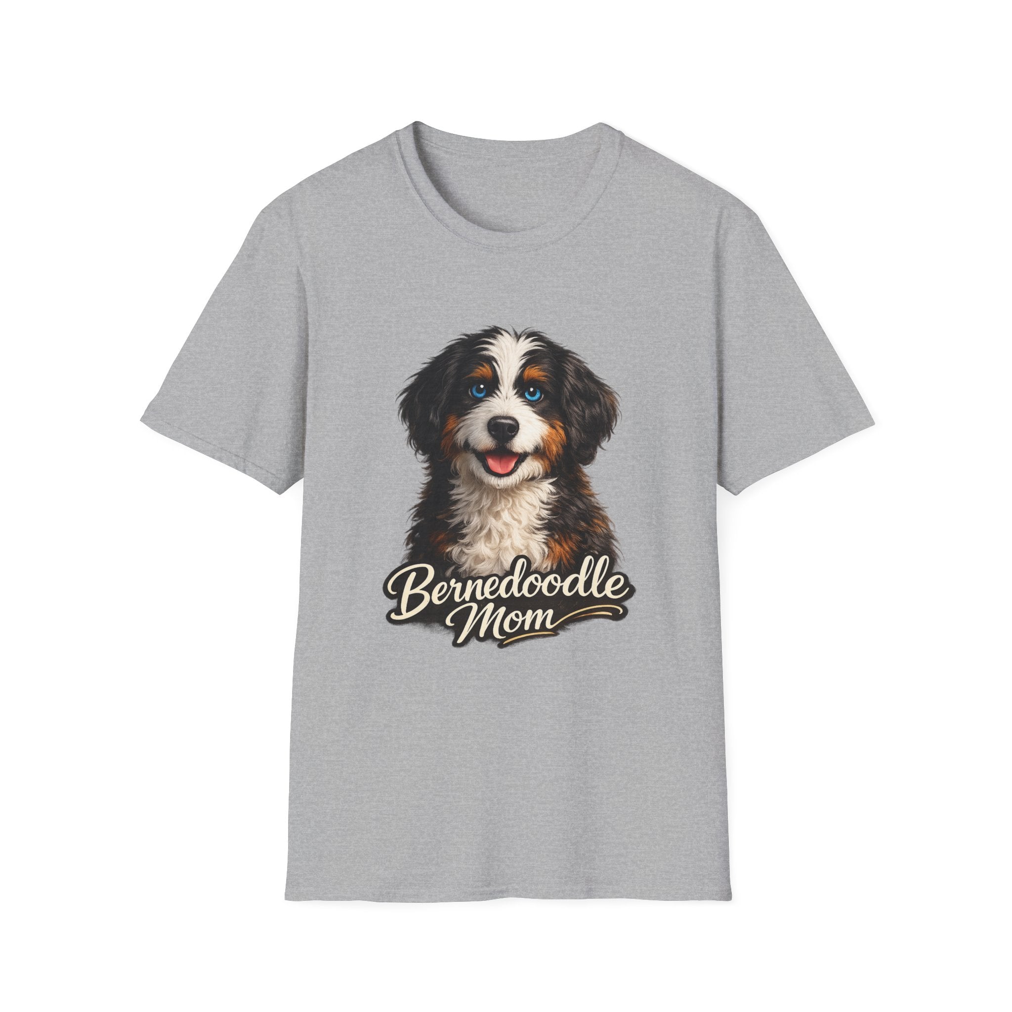 Bernedoodle Mom Shirt – Cute Bernedoodle T-Shirt for Dog Lovers, Doodle Mom Tee, Bernese Mountain Dog Poodle Mix Gift