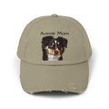Aussie Mom Distressed Cap — Australian Shepherd Dog Mom Hat