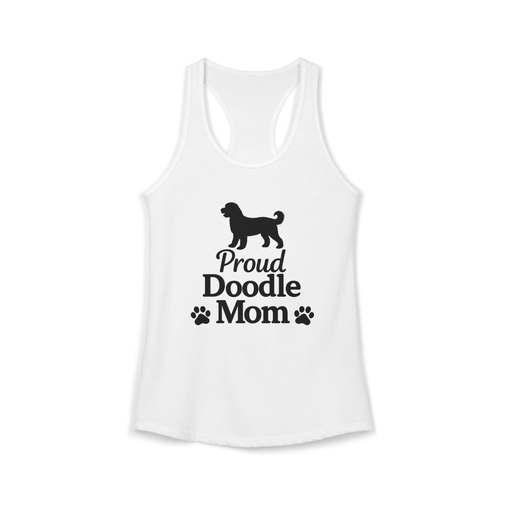 Proud Doodle Mom Racerback Tank